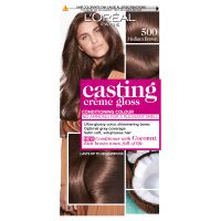 loreal paris casting creme gloss semi-permanent hair dye various shades - 500 medium brown