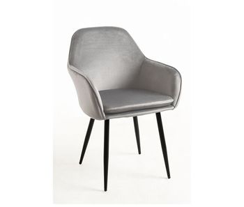 Silla chic black - gris claro