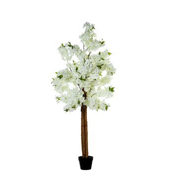 Planta Artificial Cerezo 160 C M Blanco Cherry 4 Troncos