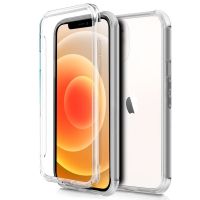 cool funda silicona 3d transparente trasera y delantera iphone 12 mini