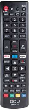 DCU Advance Tecnologic 30901020 mando a distancia IR inalámbrico TV Botones