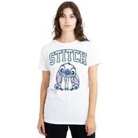 disney camiseta manga larga collegiate para mujer