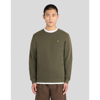 Lyle & Scott Jersey ML424VOG CREW NECK-X569 KHAKI ASH para hombre