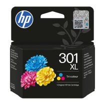 HP 301XL Cartucho original tricolor de alta capacidad (330 pÃ¡ginas)