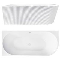 banera de esquina rea wenus 170 izquierda tapa oro cepillado white 170 x 80 x 575 cm