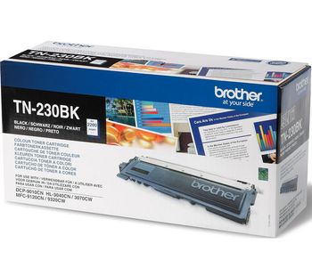 BROTHER TN230BK Black Toner Cartridge, Black
