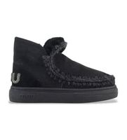 mou para mujer mufw411001a botines de piel eskimo bold glitter logo negro 39 plano ninguno casual