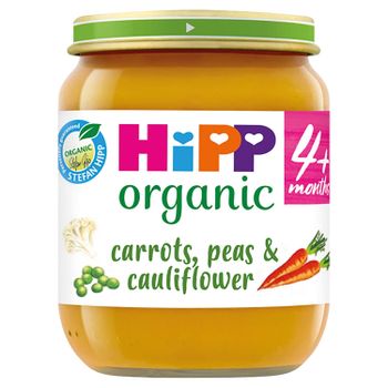HiPP Organic Carrots Peas & Cauliflower Jar 4+ Months