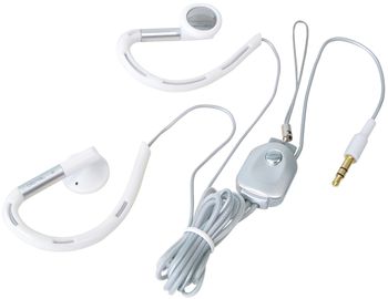 Transmedia OH38L - Auriculares estéreo de clip (clavija de 3,5 mm)