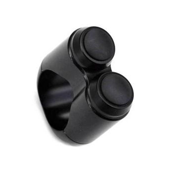 Juego de botones 22mm Motone M-Switch 2 negro