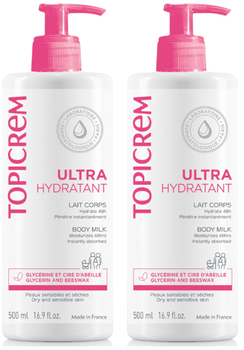 Topicrem Ultra-Hidratante Leche Corporal 2x500 ml
