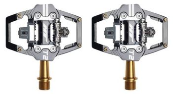 Ht components pedales automaticos t2 titanio negro