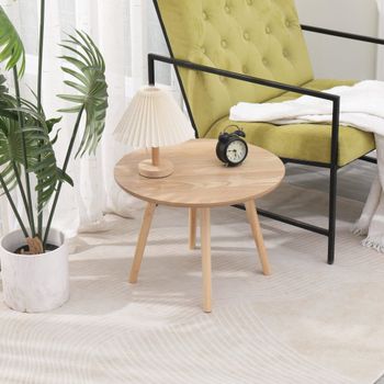 Mesa auxiliar escandinava en madera