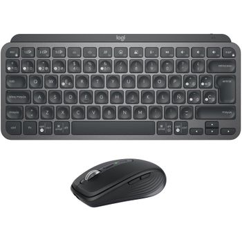 Logitech Pack MX Keys Mini Teclado Inalámbrico Bluetooth + Logitech MX Anywhere 3S Ratón Bluetooth