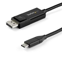 startech cable usb-c a displayport 14 bidireccional 1m negro