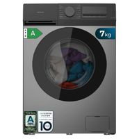 cecotec lavadora carga frontal 7kg bolero dresscode 7450 inverter steel 1200 rpm 16 programas clase a-10