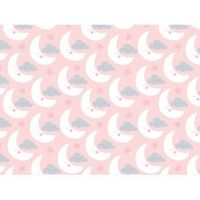 fotomural vinilo infantil lunas nubes durmiendo 350 x 250 cm