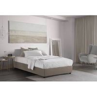 talamo italia cama individual y media con contenedor silvia sommier made in italy cama con revestimiento de tela apertura frontal con colchon de 120x200 cm incluido taupe