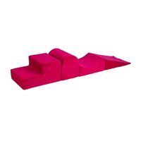 meowbaby parque infantil de espuma sin piscina magenta