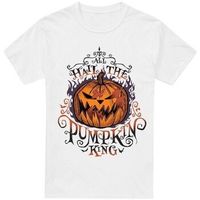 nightmare before christmas camiseta hail the pumpkin king para hombre