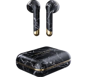 HAPPY PLUGS Air 1 Wireless Bluetooth Earphones - Black Marble, Black