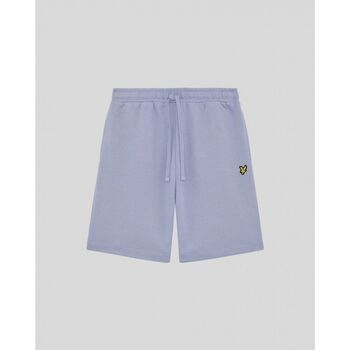 Lyle & Scott Short ML414VOGT PLAIN SWEATSHORT-Y128 BUBBLE BLUE para hombre