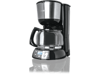 cafetera de goteo - koenic kcm 101024 1080 w capacidad deposito 125 l 10 tazas acero inoxidablenegro
