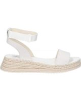 de calvin klein yw0yw00977 sporty wedge 0f9 creamy white-bright white