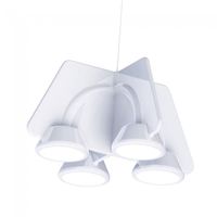 lampara colgante led twin 36w