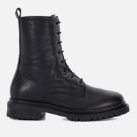 dune london womens prestonne leather lace-up boots - uk 3