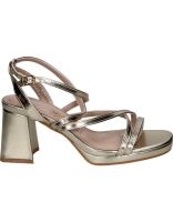 sandalia de fiesta con tacon dorada rodriblan jl895 36