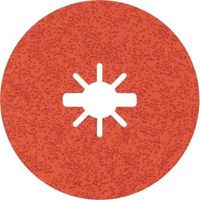 bosch professional 2608621820 25-piece x-lock prisma ceramic fibre sanding disc r782 metal and stainless steel 115 mm grit g36 accessories for angle grinders