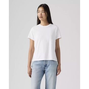 Levis Tops y Camisetas 005J2-00160 - FAVORITE COTTON TEE HM-BRIGHT WHITE HEATHER para mujer