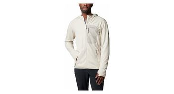 Vellon con capucha columbia triple canyon grid blanco