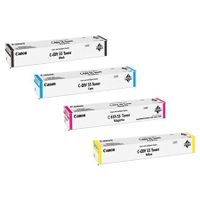 original multipack canon imagerunner advance dx c257 printer toner cartridges 4 pack -2182c002aa
