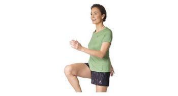 Camiseta de manga corta odlo essential chill tec para mujer caqui