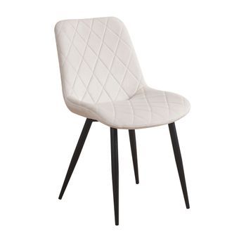 Pack 4 Sillas Min Terciopelo De Terciopelo 87*45*40 Cm - Beige