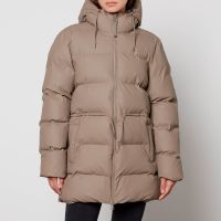 rains nylon puffer w jacket - l