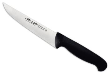 Cuchillo cocina de acero inoxidable nitrum de 150 mm mango negro