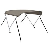 toldo bimini de 2 arcos gris 180x130x110 cm vidaxl
