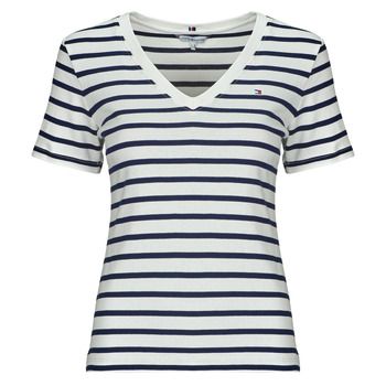 Tommy Hilfiger Camiseta SLIM CODY V-NK SS para mujer