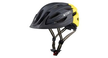 Casco cairn fusion led usb mat negro amarillo