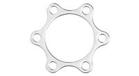 trp espaciador de rotor de 6 pernos 1 0mm plata