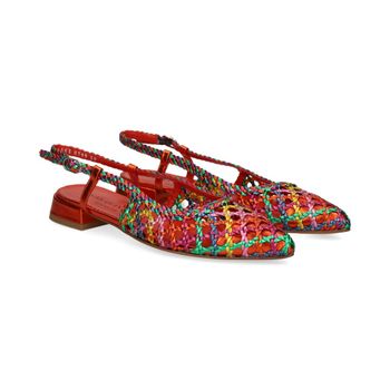 Pons Quintana Zapatos Planos Mujer - Rojo Talla 38