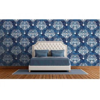 Fotomural Vinilo Zen Estilo Floral Marino 400 X 300 Cm
