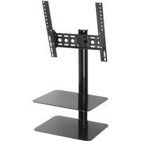 avf esl422b tv bracket with av shelving - black black